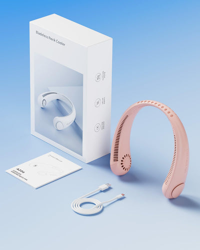 Portable Neck Fan, Hands Free Bladeless