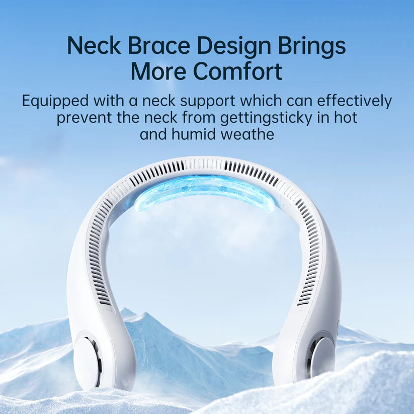 Portable Neck Fan, Hands Free Bladeless