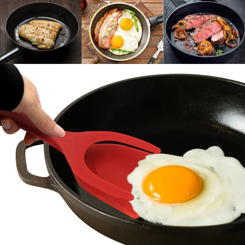 2 in 1 Grip Flip Tongs